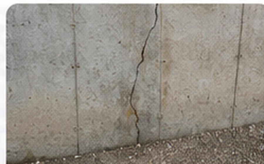 Foundation Crack Sealing service example
